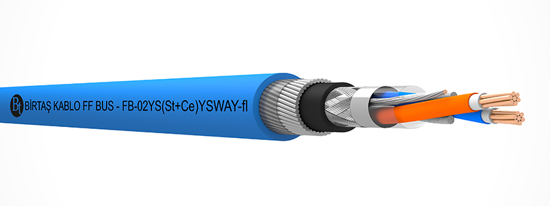 FOUNDATION FIELDBUS - PVC FB-02YS(St-Ce)YSWAY-fl – (1x2x18/7 AWG)